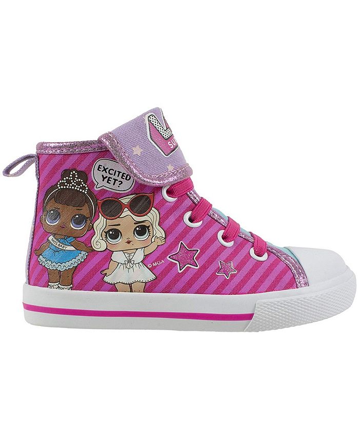 LOL Surprise! L.O.L. Surprise! Little Girls Hi Top Sneaker - Macy's