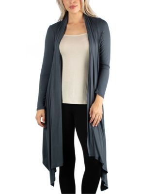 long knee length cardigan sweater