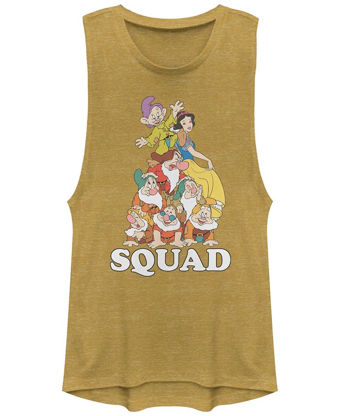 Fifth Sun Disney Juniors Princesses Squad Dwarfs Festival Muscle Tank 