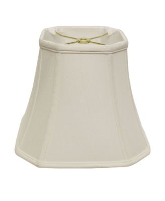 Cloth&Wire Slant Cut Corner Square Bell Softback Lampshade with Washer Fitter