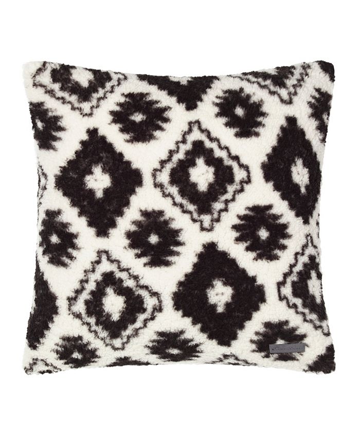 Eddie Bauer Rock Creek 20" x 20" Printed Sherpa Throw Pillow Macy's