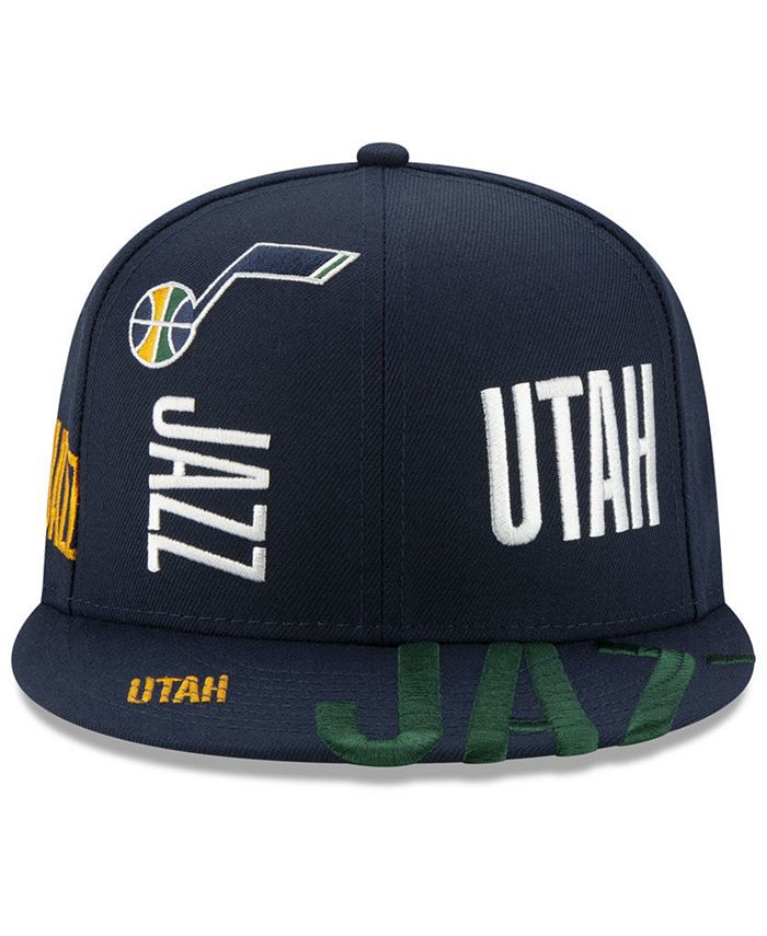 Casquette Snapback New Era Utah Jazz - Logo à L'envers - Taille Unique