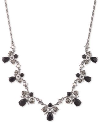 Givenchy - Crystal Frontal Necklace, 16" + 3" extender