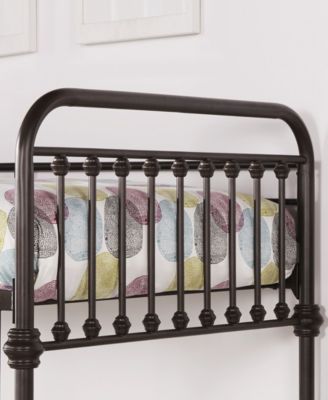 Calvados Antique Metal Bunk Bed, Twin