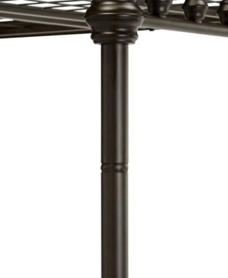 Calvados Antique Metal Bunk Bed, Twin