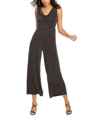 macy's black jumpsuit