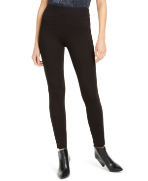 image of Inc Wavy-Waistband Skinny Pants, Created for Macy-s