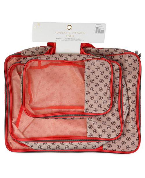 Adrienne Vittadini Large Travel Pouches Set Of 3 Reviews
