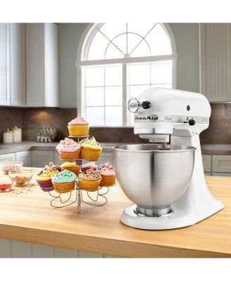 KitchenAid K45SSWH Classic 4.5-Qt. Stand Mixer
