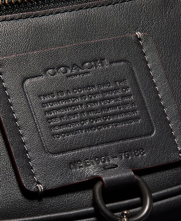 COACH Men's Rivington Leather Belt Bag - Macy's