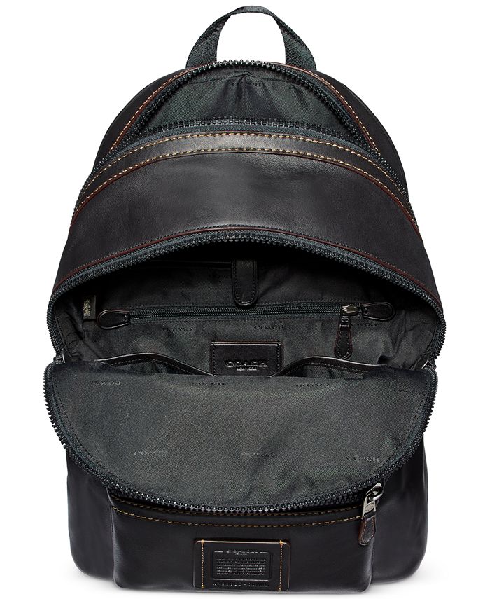 COACH Men's Academy Leather Backpack Macy's