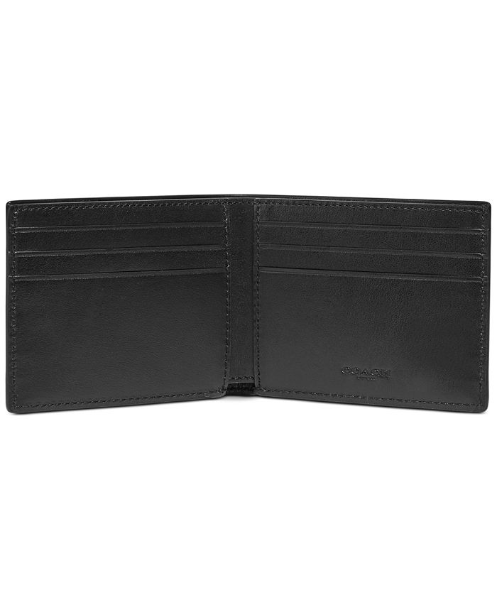Macy's men's sale coach wallets