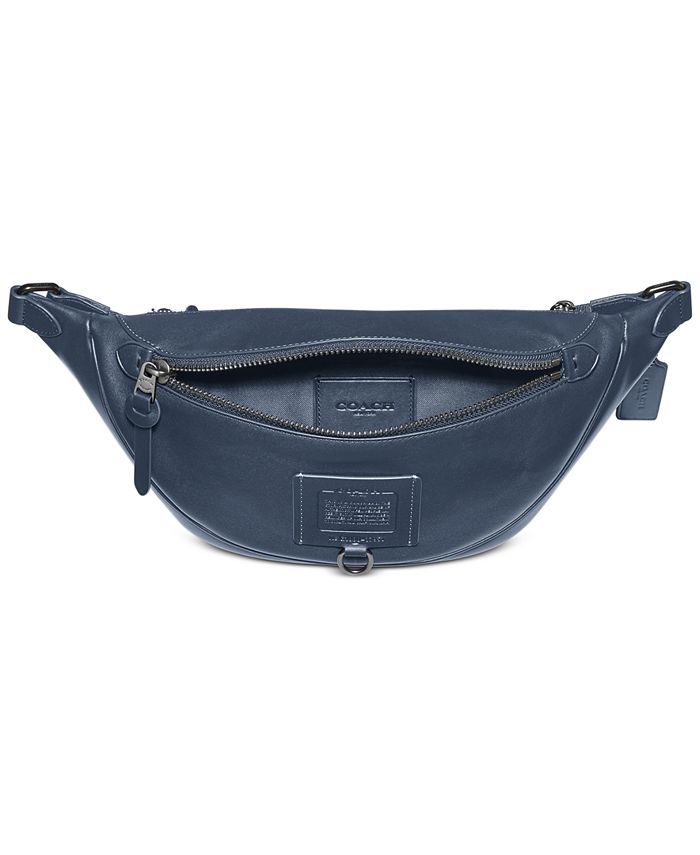 COACH Men's Rivington Leather Belt Bag - Macy's