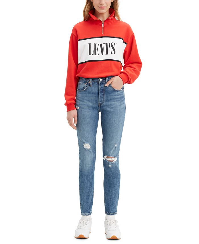 Levi's Women's 501 Distressed Skinny Jeans & Reviews - Women - Macy's