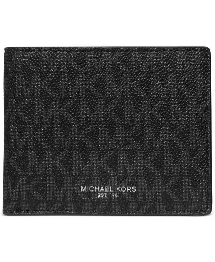 Michael Kors Men's Greyson Logo-Print Slim Billfold & Reviews 