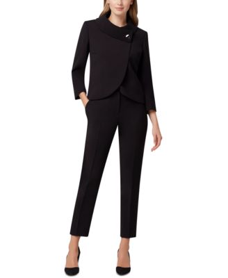 Tahari ASL - Wrap-Jacket Pants Suit
