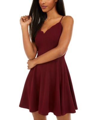 fit and flare dress juniors casual