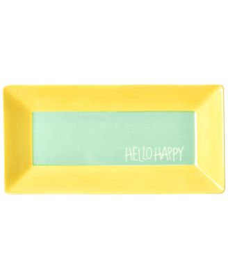 Coton Colors - Mint Color Block 11" Hello Happy Scoop Tray