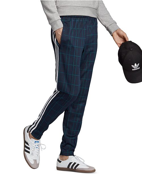 adidas adidas Men's Originals Plaid Track Pants & Reviews All