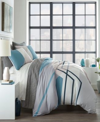 Closeout City Scene Thornton Duvet Cover Set Bedding