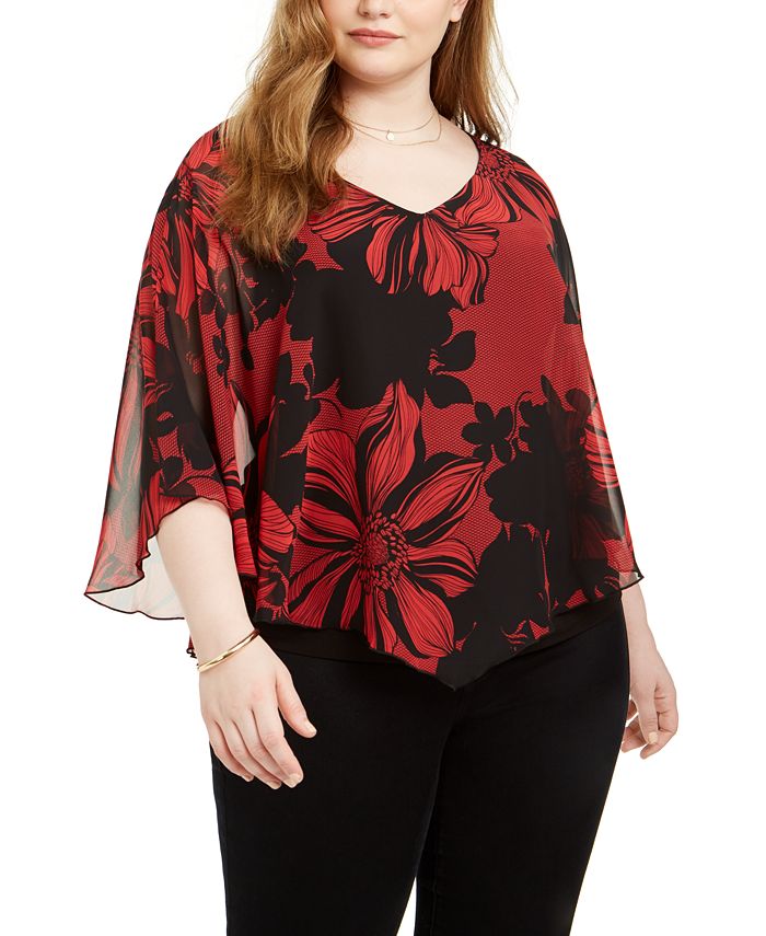 Chiffon hotsell cape top