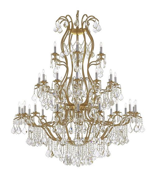 Harrison Lane Large Foyer Iron 37 Lights Chandelier Reviews