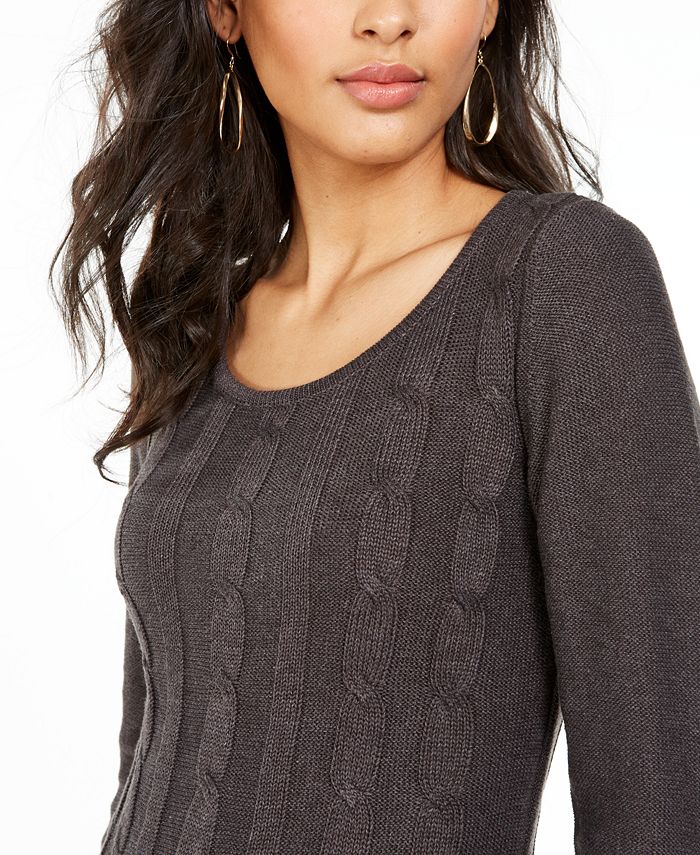 Nine west cable sales knit sweater dress
