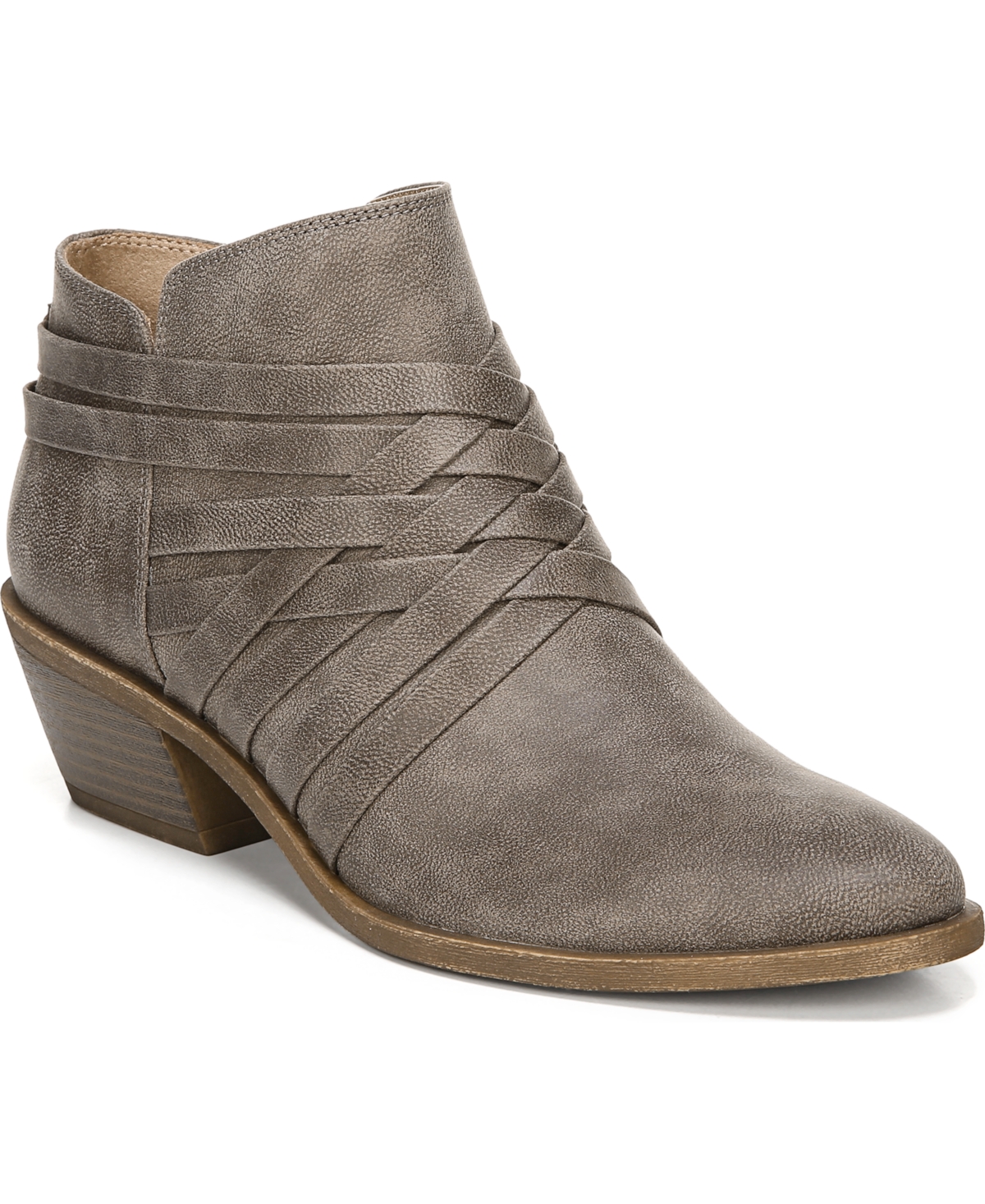 Prairie Booties - Ash Faux Leather