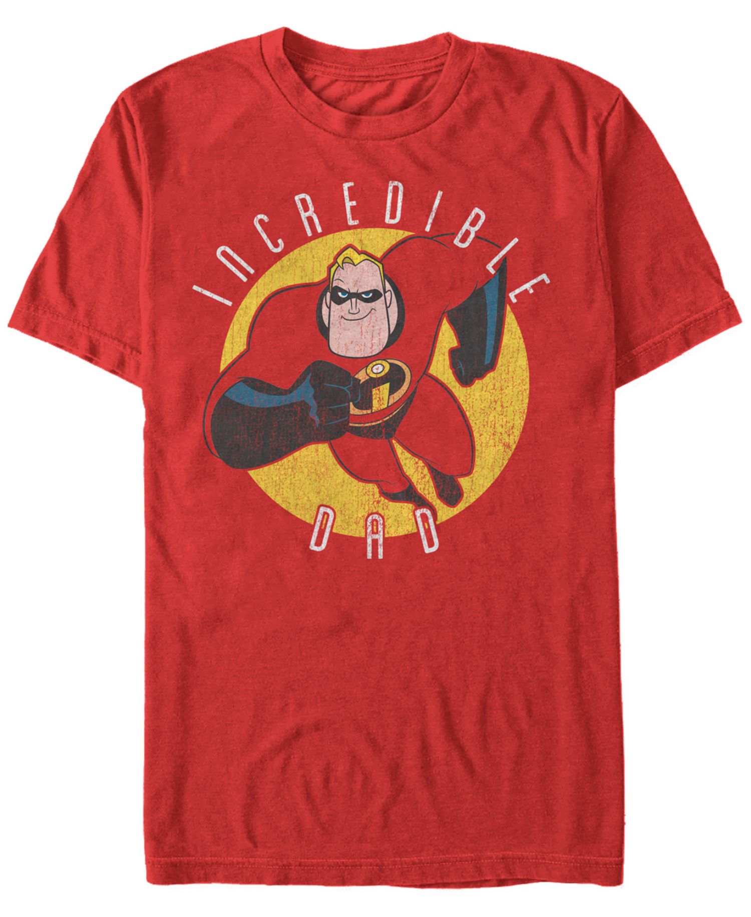 Disney Pixar Men's Incredibles Super Dad, Short Sleeve T-Shirt