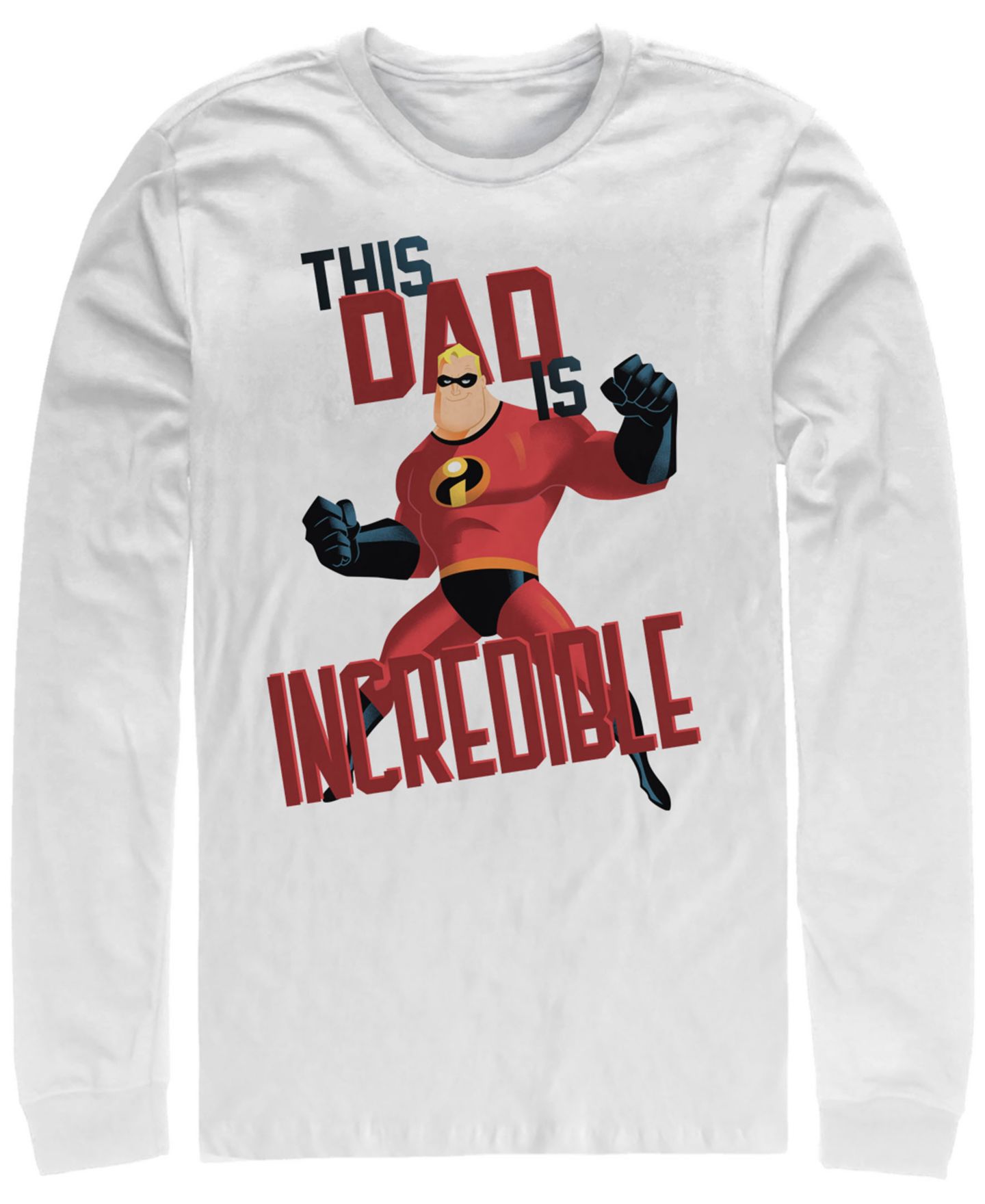 Мужская футболка Fifth Sun Disney The Incredibles This Dad, Long Sleeve, цвет: Белый — фото 1