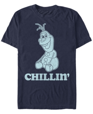 Disney Men's Frozen Olaf Chillin Short Sleeve T-Shirt