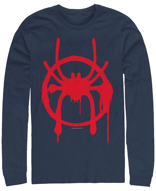 Marvel Men S Spider Man Into The Spider Verse Miles Morales Chest
