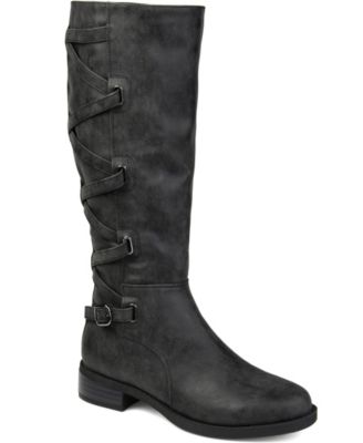 Women's Carly Wide Calf Belted Knee High Boots