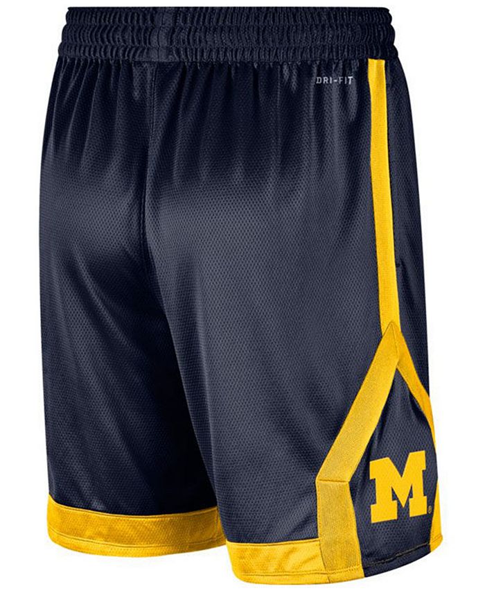 Jordan Men's Michigan Wolverines Knit Shorts - Macy's