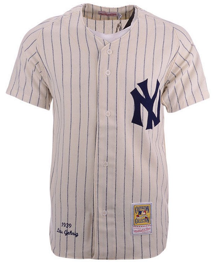Mitchell & Ness Men's Lou Gehrig New York Yankees Authentic Wool Jersey -  Macy's