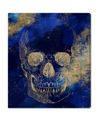 Gold Skull Canvas Art - 36" x 30" x 1.5"
