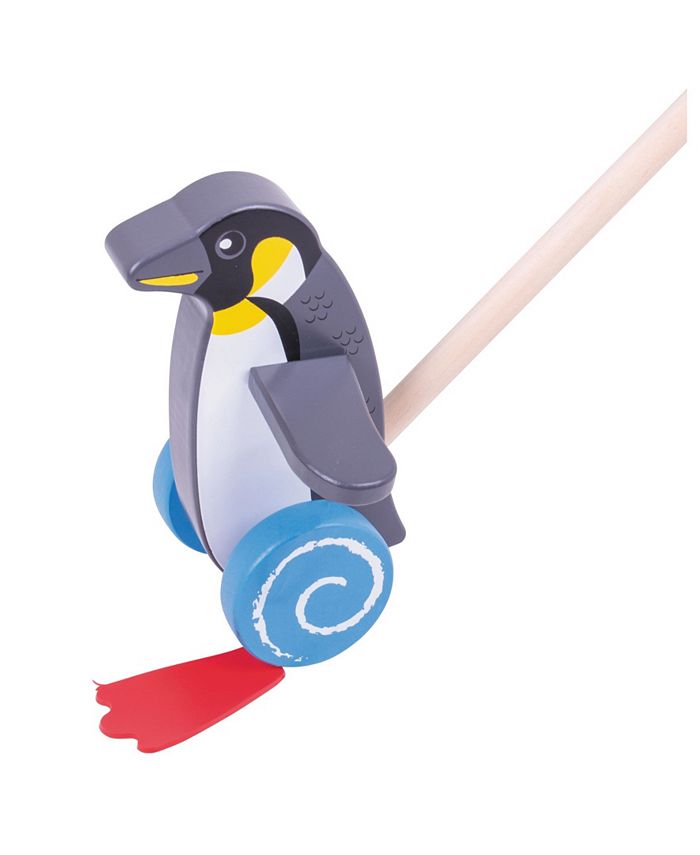 Redbox Bigjigs Toys Push Along Penguin Macy's