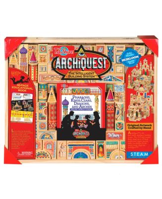 ArchiQuest Deluxe World Fusion Blocchi Legno – Faraoni, Re, Draghi, 218 Pezzi - 3