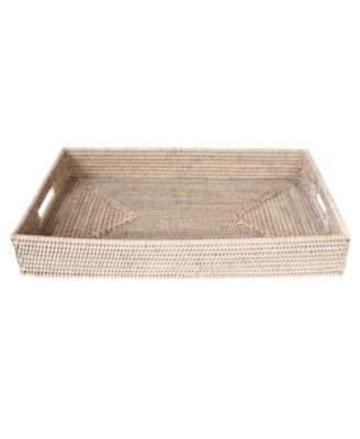 Rattan Rectangular Tray Collection
