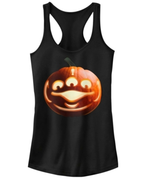 Fifth Sun Disney Pixar Juniors Toy Story Aliens Face Halloween Racerback Tank Top