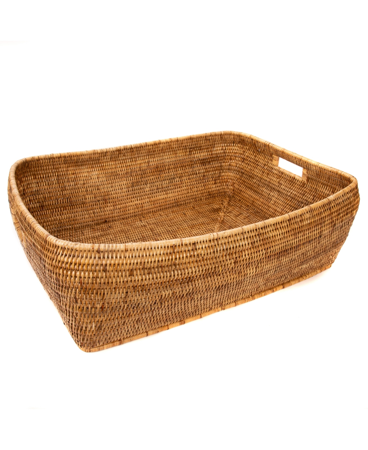 Artifacts Trading Company Artifacts Rattan Rectangular Oblong Storage Basket