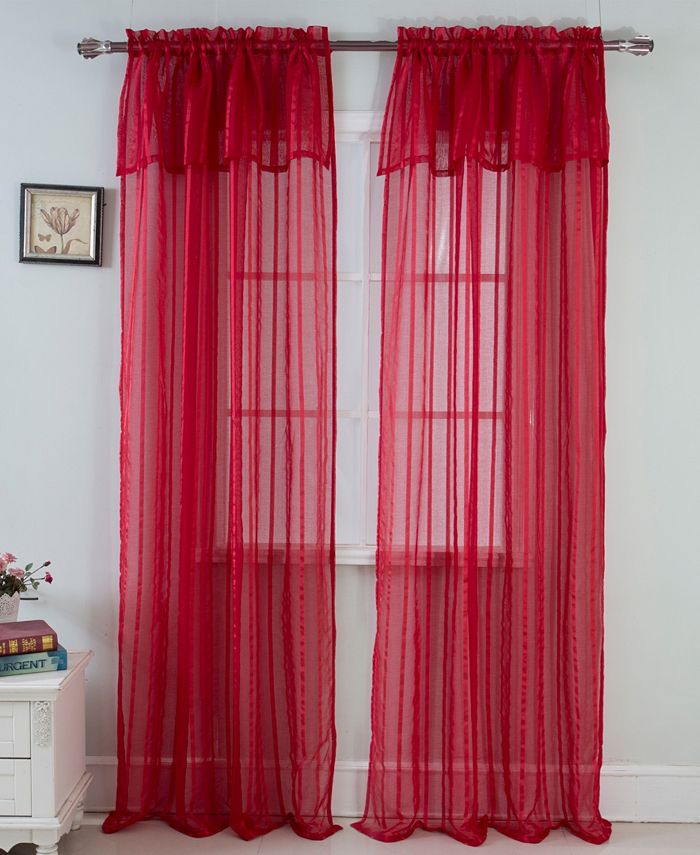 RT Designers Collection Gretchen 54" x 90" Sheer Curtain Panel With