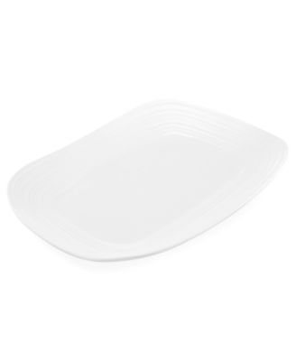 Mikasa - Swirl White Rectangular Platter