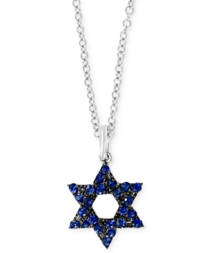image of Effy Sapphire Star of David 18