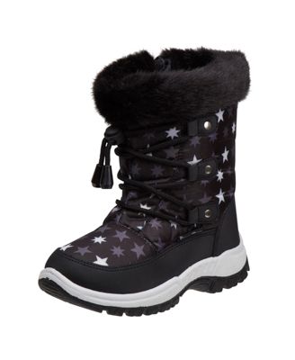 black snow boots girls