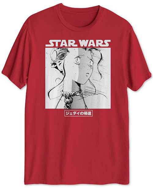 Hybrid Leia Manga Men S Graphic T Shirt Reviews T Shirts Men Macy S