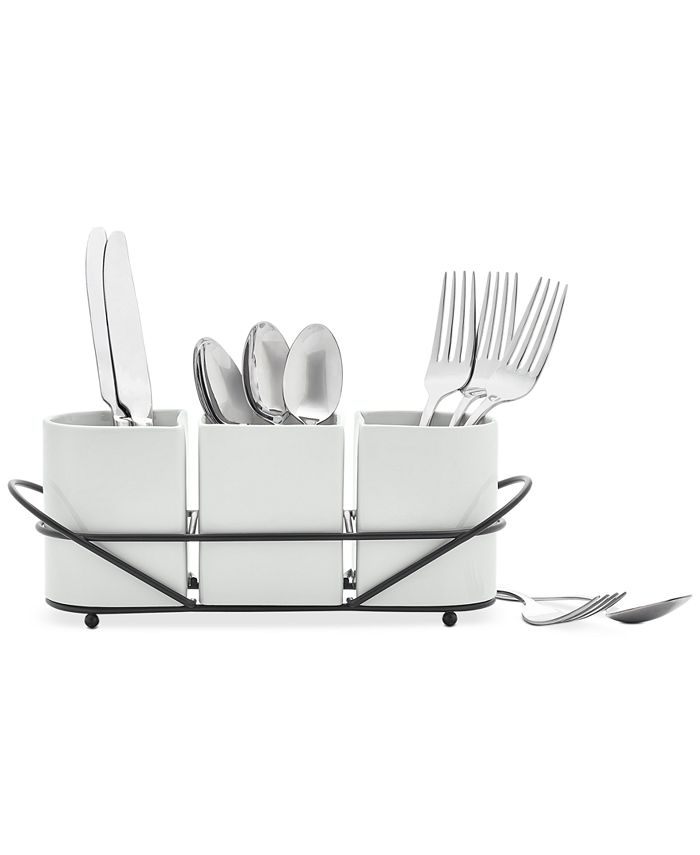 The Cellar 3Section Utensil Holder, Created for Macy's Macy's