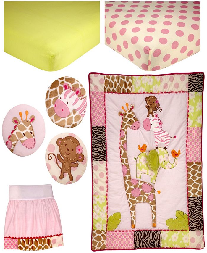 NoJo Carter's Jungle Collection 7Piece Crib Bedding Set Macy's
