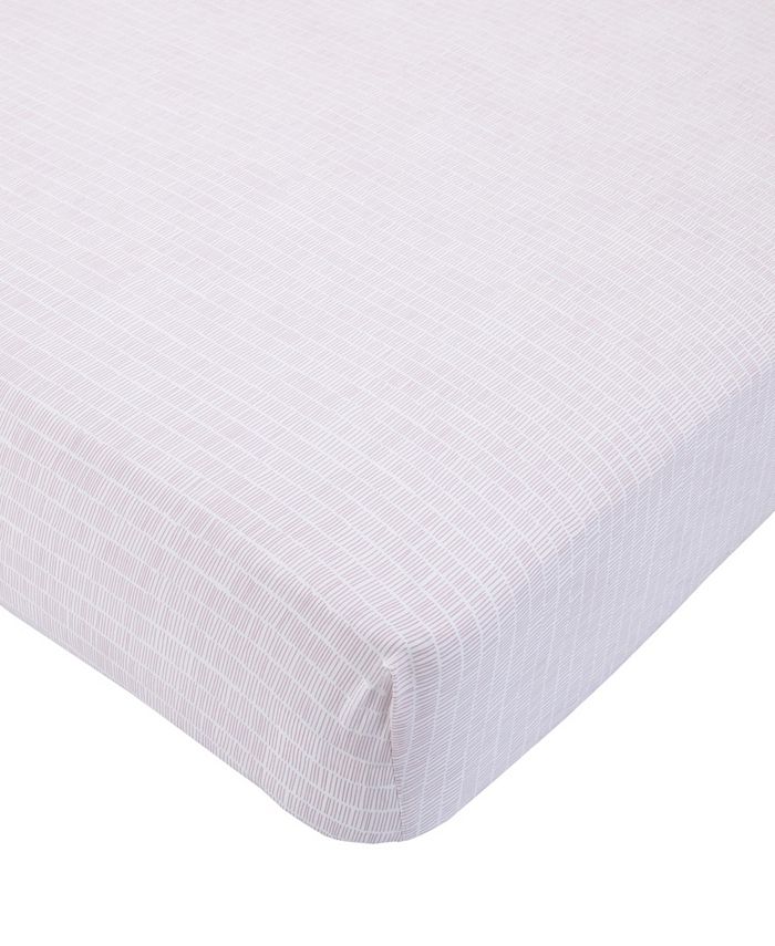 Macy's Dwell Arden Matchstick Print Crib Sheet Macy's