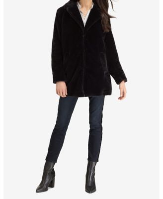 phase eight beckie faux fur coat